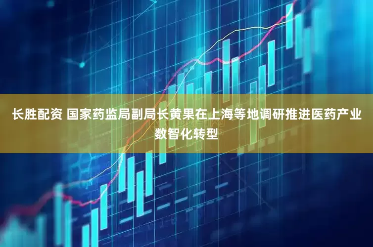长胜配资 国家药监局副局长黄果在上海等地调研推进医药产业数智化转型