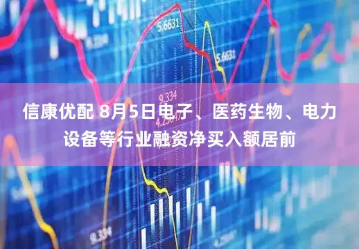 信康优配 8月5日电子、医药生物、电力设备等行业融资净买入额居前