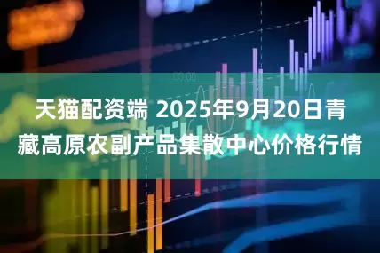 天猫配资端 2025年9月20日青藏高原农副产品集散中心价格行情