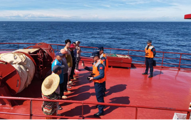 海南儋州海警局打击非法捕捞